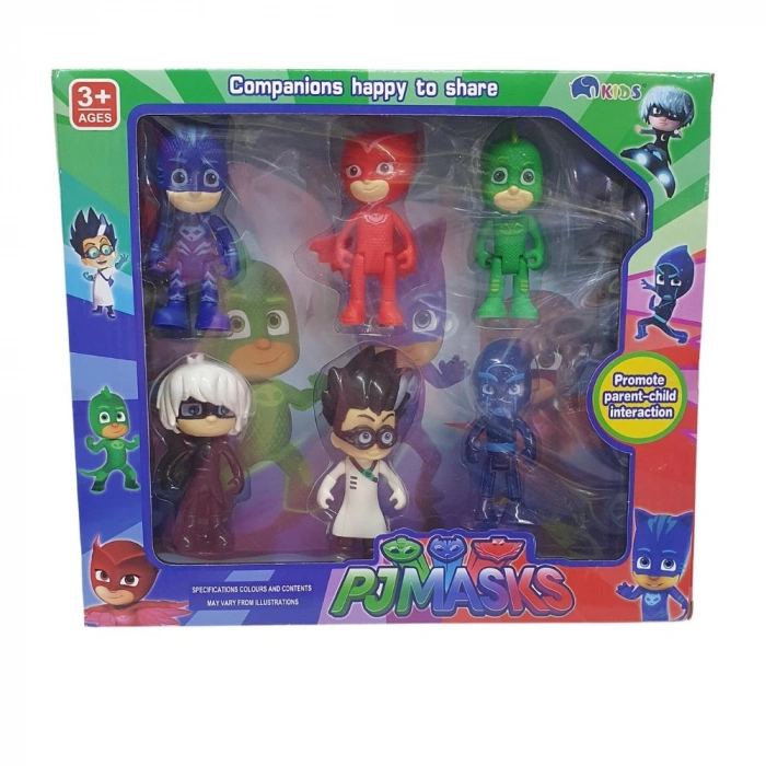 Pj Mask 6 lı Figür Set - 1166