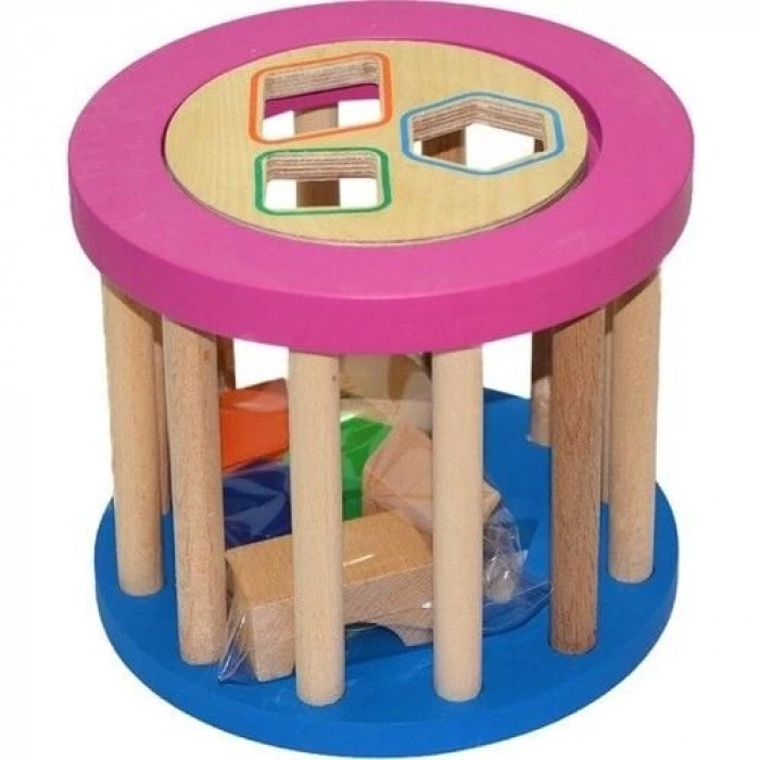 Play Wood Ahşap Eğitici Silindir Bultak 374