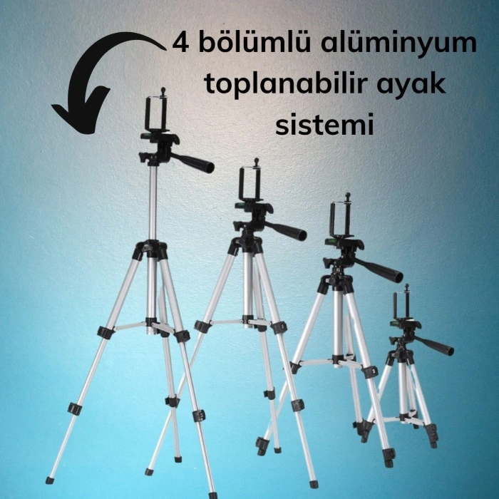 Profesyonel Fotoğraf Makinası Tripodu (5250)