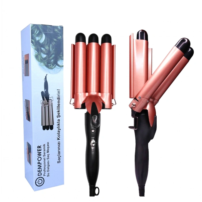 PROF.SERAMİK 3LÜ SU DALGASI SAÇ MAŞASI - ŞEKİLLENDİRİCİ (5250)