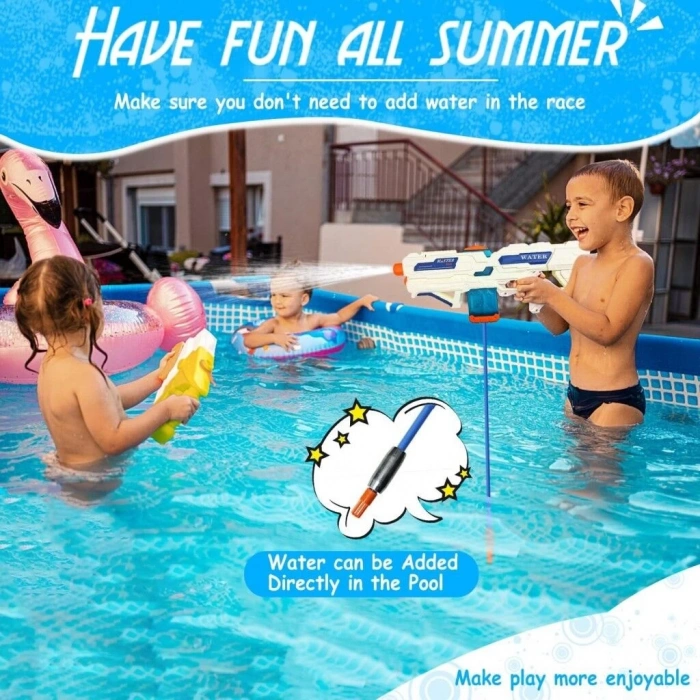 QS811-213 ŞARJLI SU TABANCASI 8 METRE 600 ML