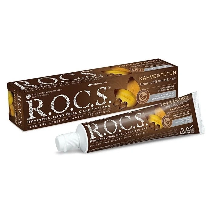 R.O.C.S.  Kahve ve Tütün Lekelerine Karşı Diş Macunu 60ml