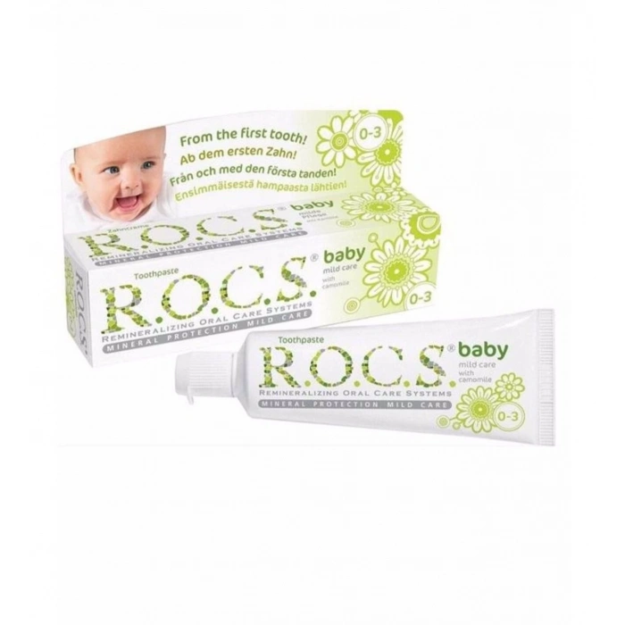 R.O.C.S.Baby Diş Macunu 35ml 0-3 Yaş Papatya