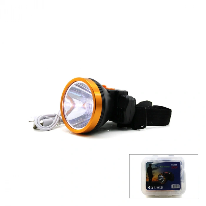 ŞARJLI 30W KAFA LAMBASI FENER USB - TYPE-C KADEME IŞIKLI (5250)