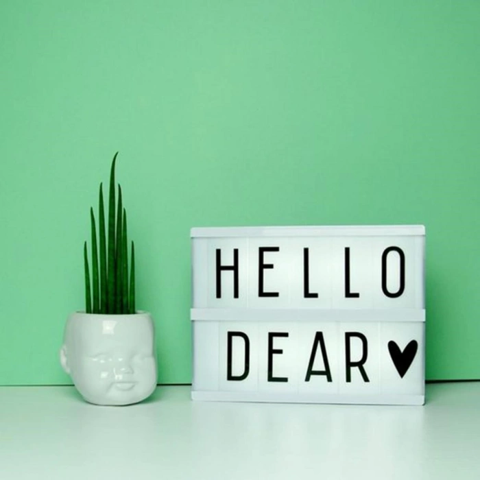 Sinematik Lightbox Dekorasyon Aydınlatma Aksesuarları (A5 Boyut) (5250)