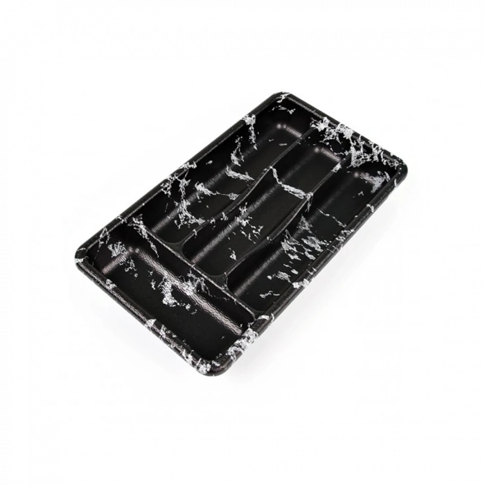 SİYAH - 4 BÖLMELİ ÇEKMECE İÇİ KAŞIKLIK 36X20CM (5250)