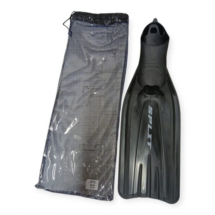 Split Esnek Yüzücü Paleti SİYAH Çantalı - 44-45 - BXL586