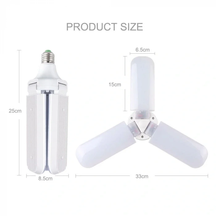 Sunlife Beyaz Işık 3 Pervaneli 45 Watt Tasarruflu (5250)