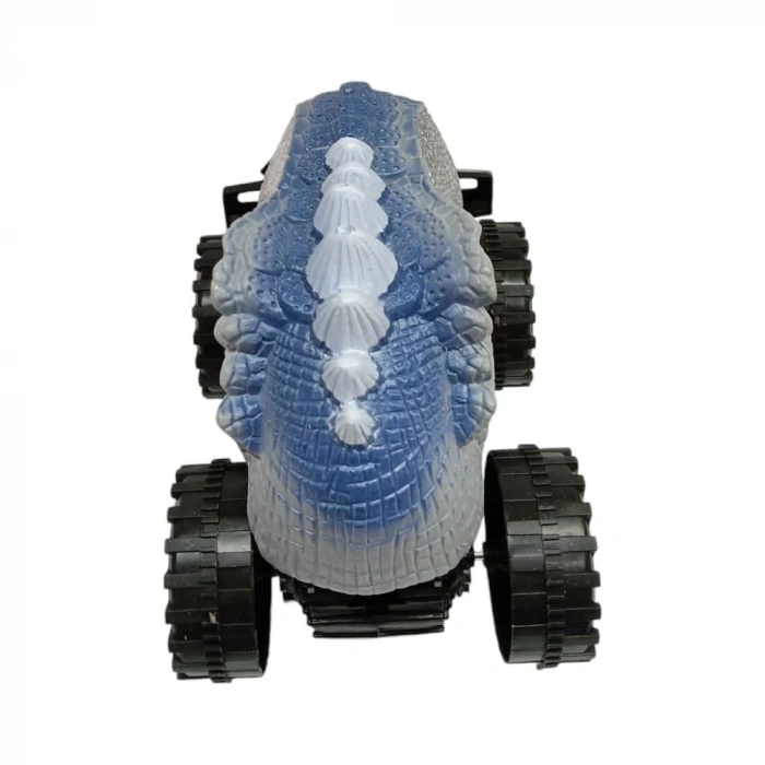 Sürtmeli Dinazor Robota Dönüşen Araba 14 Cm - Gri