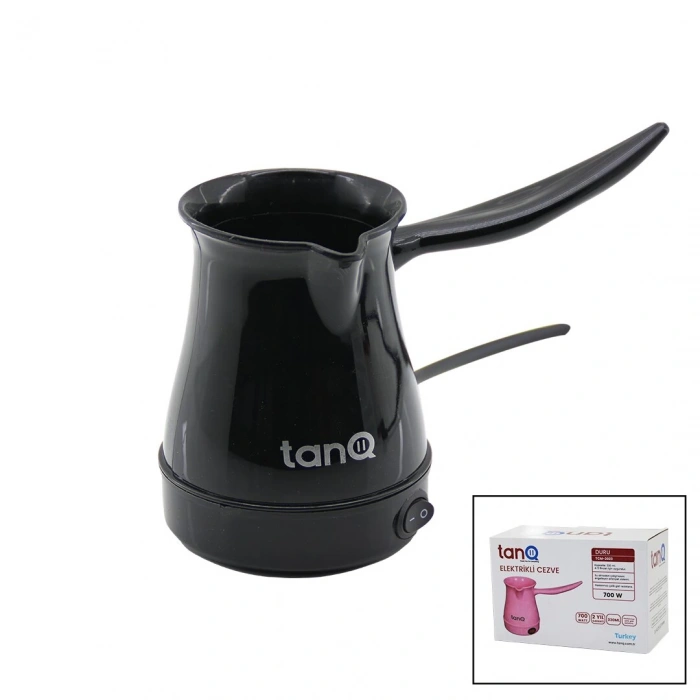 TANQ DURU TCM-2023 ELEKTRİKLİ KAHVE MAKİNESİ PLASTİK CEZVE  700W   330ML (5250)
