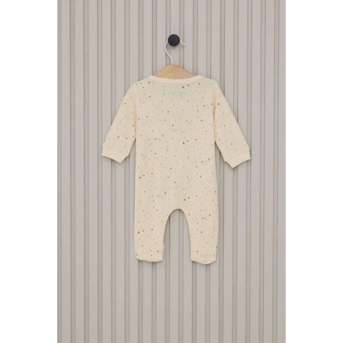 U.S.Polo Kız Bebek Patikli Tulum USB2110 Krem