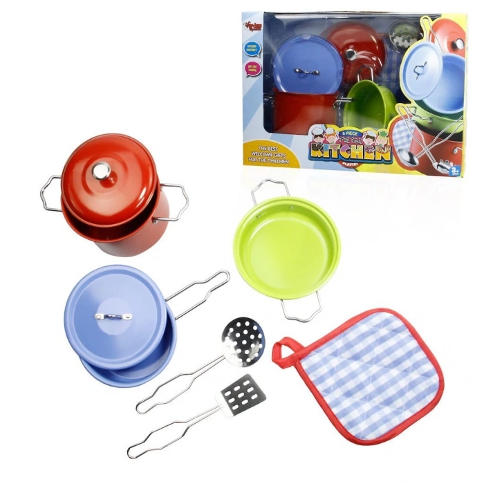 Vardem 8 parça Emaye Tencere 1818