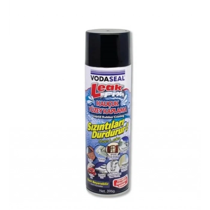 Vodaseal Leak Fix Kauçuk İzolasyon Spreyi 396 gr Siyah