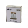 2PCS BAMBU KAPAKLI CAM TUZLUK - BİBERLİK - BAHARATLIK 120ML (5250)