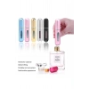 3 Adet Taşınabilir Cep Parfüm Şişesi Doldurma Atomizer Çantalık Dolabilir Mini Şişe 5ml
