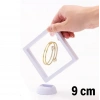 9x9 cm Standlı 3D Takı Ziynet Hatıra Koleksiyon Saklama Kutusu Şeffaf Film Çerçevesi (5250)