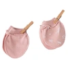 Andywawa AC23070 Floral 100% Organic Cotton Prematüre Eldiven Pink