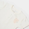Bibaby Biorganic Koala Jungle Kısa Kol Bebek Body 56972 Pembe