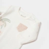 Bibaby Biorganic Koala Jungle Uzun Kol Bebek Body 56969 Pembe