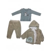 Bibaby Happy Camper 3Lü Set 73335 Bej