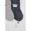 Bistyle Bear Penye Soket Çorap 2Li BS10116 Gri
