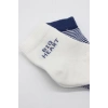 Bistyle Big Heart Penye Soket Çorap 2Li BS10117 Lacivert
