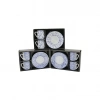 MAVİ - BEYAZ 4PCS=2-TAKIM  PORSELEN KAHVE FİNCANI  ÇİÇEK - ÇİZGİ - NOKTA MİX DESEN (5250)