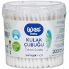 Wee Baby Kulak Temizleme Çubuğu (200 Adet) 906