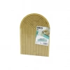 YARIM DAİRE  ÇİFT TARAFLI=DÜZ - KANALLI AHŞAP BAMBU SUNUM TEPSİ 22X32CM (5250)