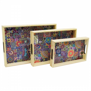 3 BOY AHŞAP TEPSİ DESENLİ ZEMİN 16X26 - 21X31 - 24X34CM (5250)