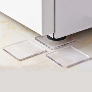 4 Adet Silikon Şeffaf Koltuk Mobilya Masa Beyaz Eşya Yazıcı Koruyucu Kaydırmaz Dayanıklı Pedler (5250)