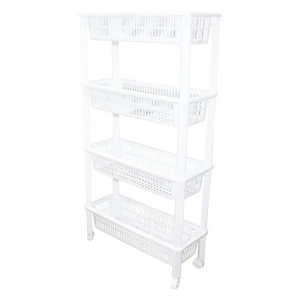 4 KATLI DÜZENLEYİCİ  - RAF ÜNİTESİ TEKERLEKLİ 510X205X945MM (5250)