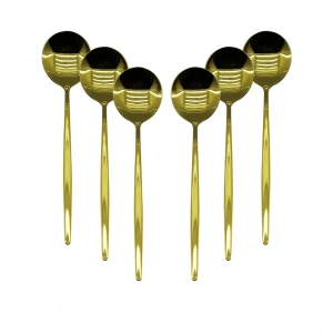 6 PCS GOLD YEMEK KAŞIK SETİ (5250)