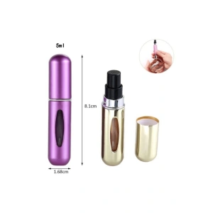 Doldurulabilir Gold Cep Parfüm Şişesi 5ml