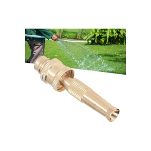 Hortum Başlığı Kelepçeli Ayarlanabilir Basınçlı Hortum Ucu Tazyik Aparatı Gold Renk