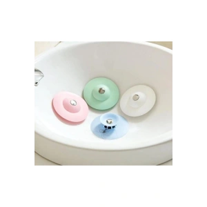 Lavabo Ve Küvet Tıkacı Süzgeç Silikon Lavabo Gider Tıpası 1 Adet