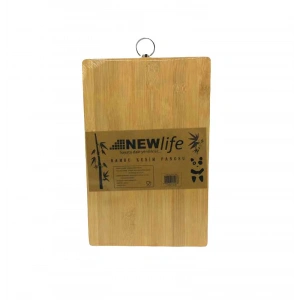 AHŞAP KOYU BAMBU KESİM PANOSU METAL KULPLU 18X28CM (5250)