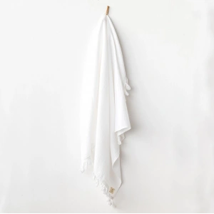 Andywawa AC24514 Müslin Smil All Day 95x85 Bebek Battaniye White