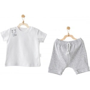 Andywawa AC25894 2Li Basic Bebe Takım Grey Melange