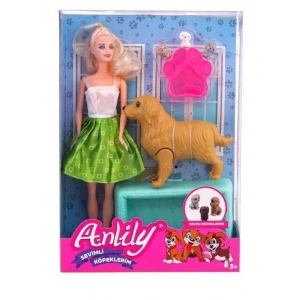 Anlily Bebek ve Yavrulayan Köpek Seti - 02438
