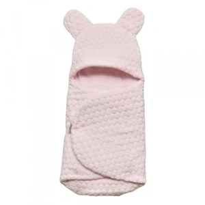 Bebitof Kabartmalı Velboa Kundak 95025 Pembe