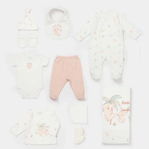 Bibaby Biorganic Koala Jungle 10Lu Hastane Çıkış Seti 63226 Pembe