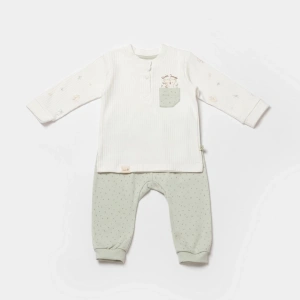 Bibaby Biorganic Koala Jungle 2Li Bebek Takım 59776 Mint