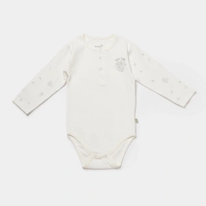 Bibaby Biorganic Koala Jungle Uzun Kol Bebek Body 56973 Gri