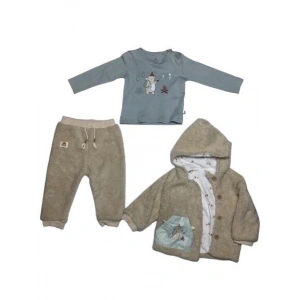 Bibaby Happy Camper 3Lü Set 73335 Bej
