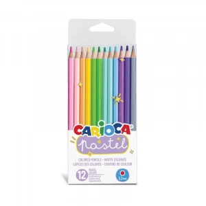 Carioca Pastel Renk Kuru Boya Kalemi 12li