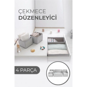 Çekmece Düzenleme Kutu Seti Organizer 4lü Set (5250)