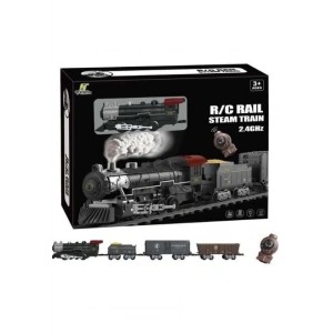 Classic Steam Kumandalı 2,4 Ghz Pilli Tren Seti 30 Parça