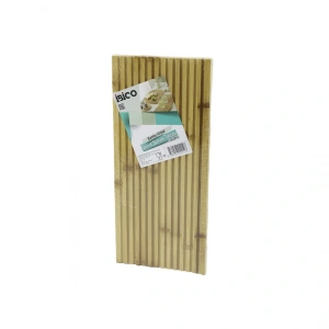 D.GEN  DÜZ KANALLI  ÇİFT TARAF=DÜZ - KANALLI AHŞAP BAMBU SERVİS SUNUM TAHTASI  17 X 39 X 1.5CM (5250)