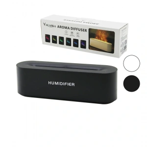 DİKDÖRGEN 150ML USB ŞARJLI - RENKLİ LEDLİ IŞIK HAVA NEMLENDİRİCİ BUHAR MAKİNE - KOKU GİDERİCİ (5250)